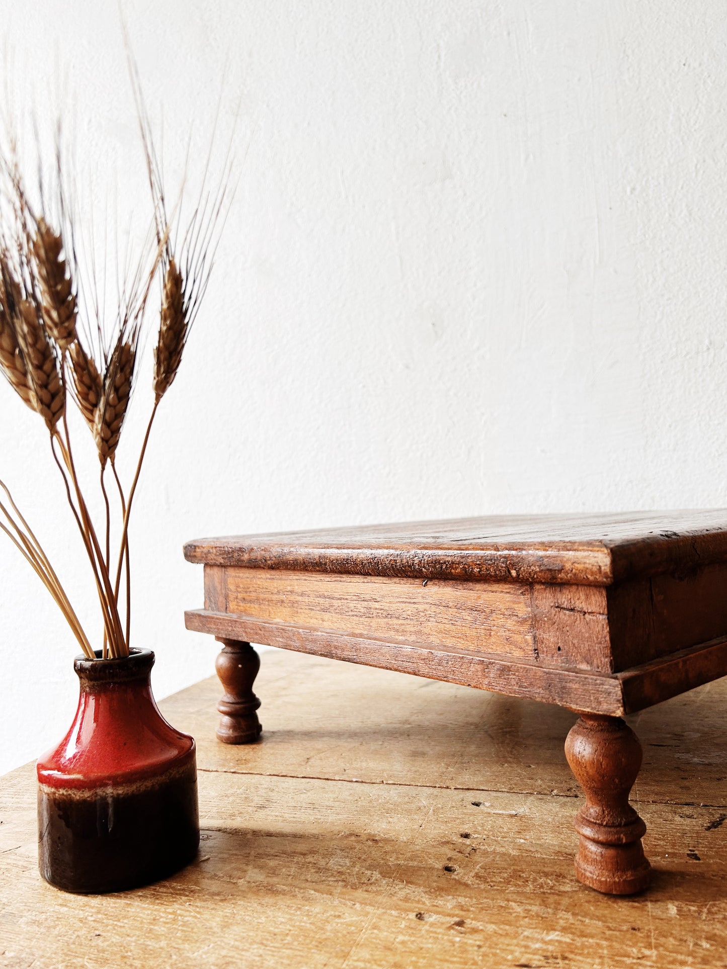 Vintage Wood Short Table
