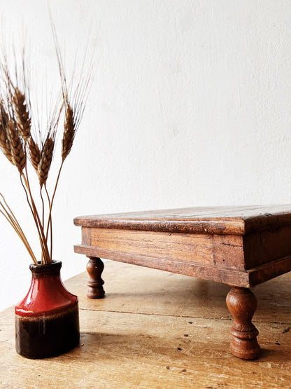 Vintage Wood Short Table