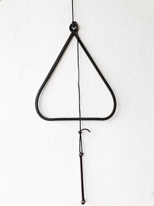 Vintage Cast Iron Dinner Triangle