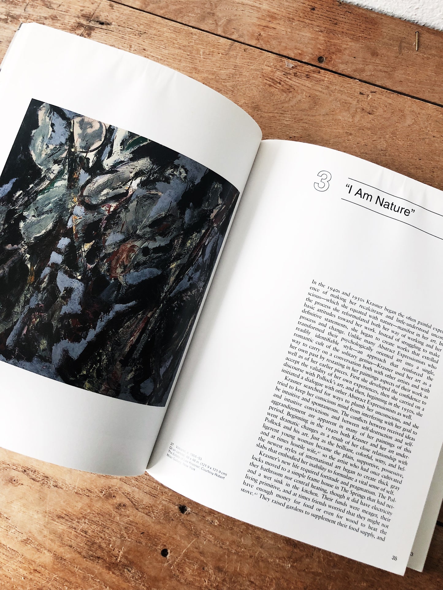 Vintage Lee Krasner Art Book