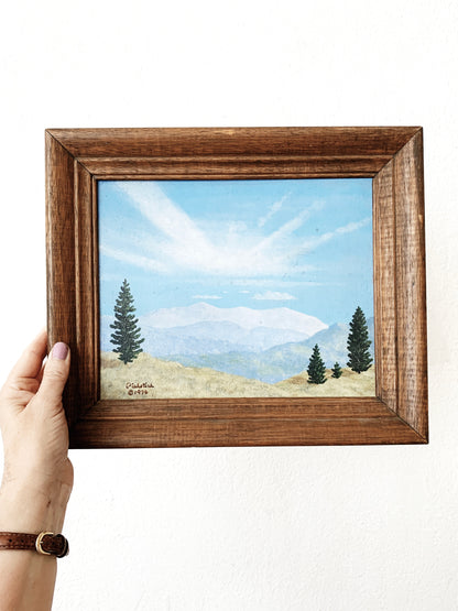 1970’s Framed Landscape