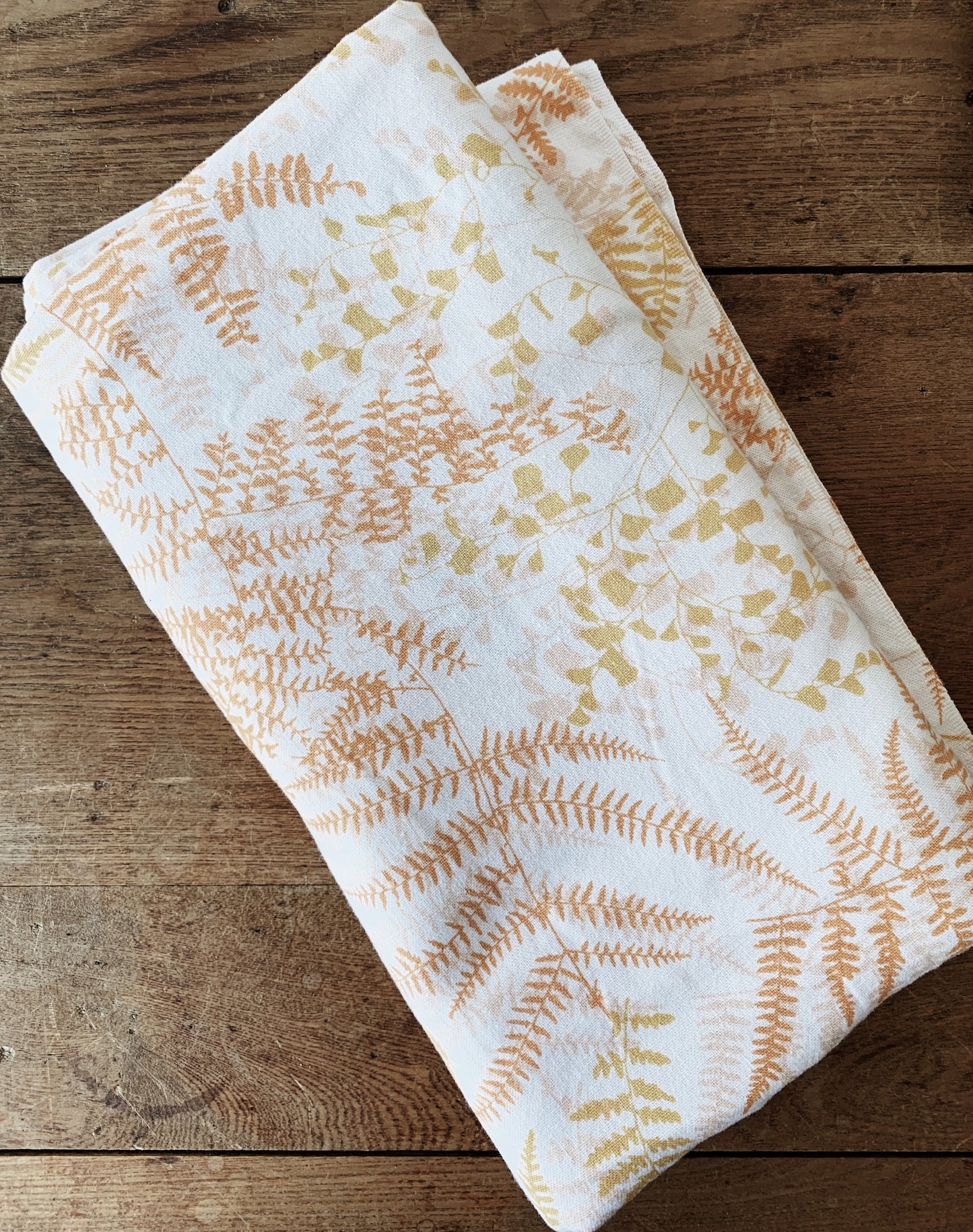 Vintage Cotton Flannel Top Sheet