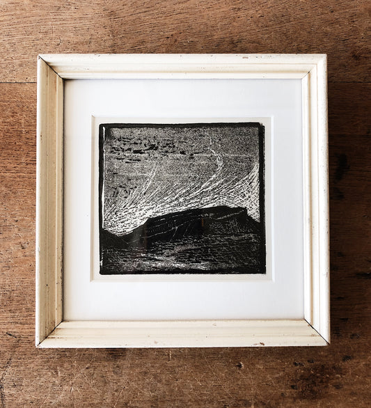 Vintage Woodcut Print