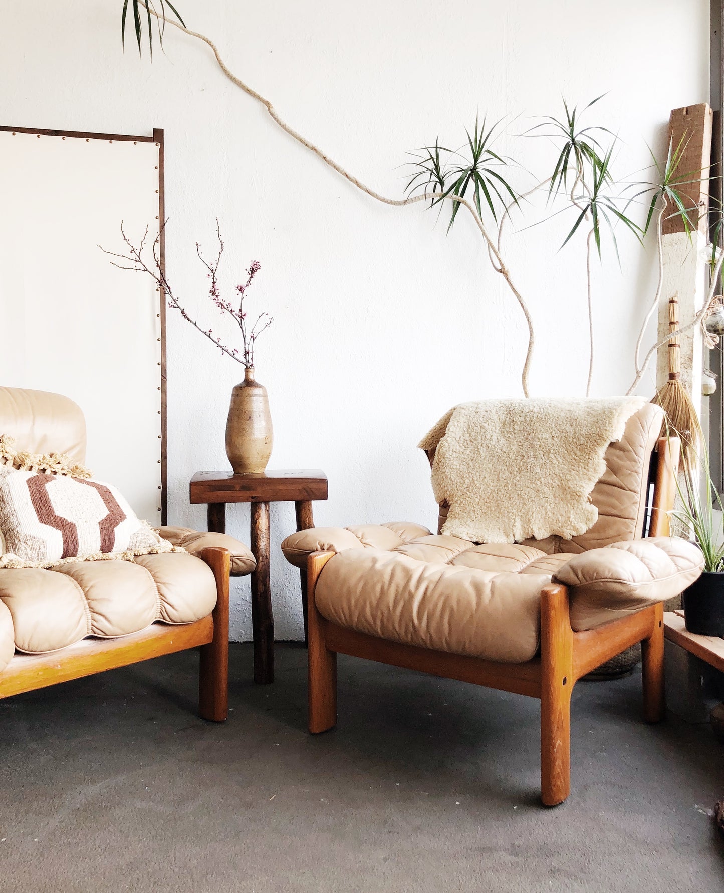 Vintage 1970s Ekornes Manhattan Loveseat or Chair