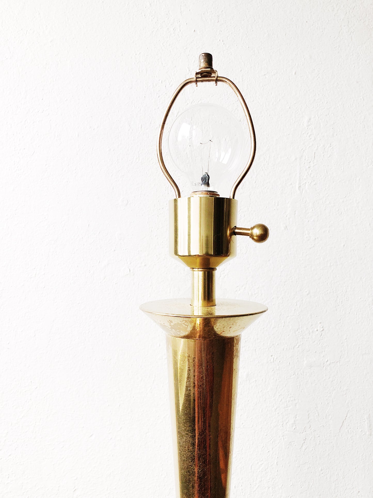 Vintage Regency Style Stiffel Brass Lamp