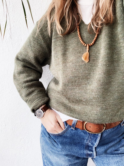 Vintage Columbia Knit Thunderbird Sweater