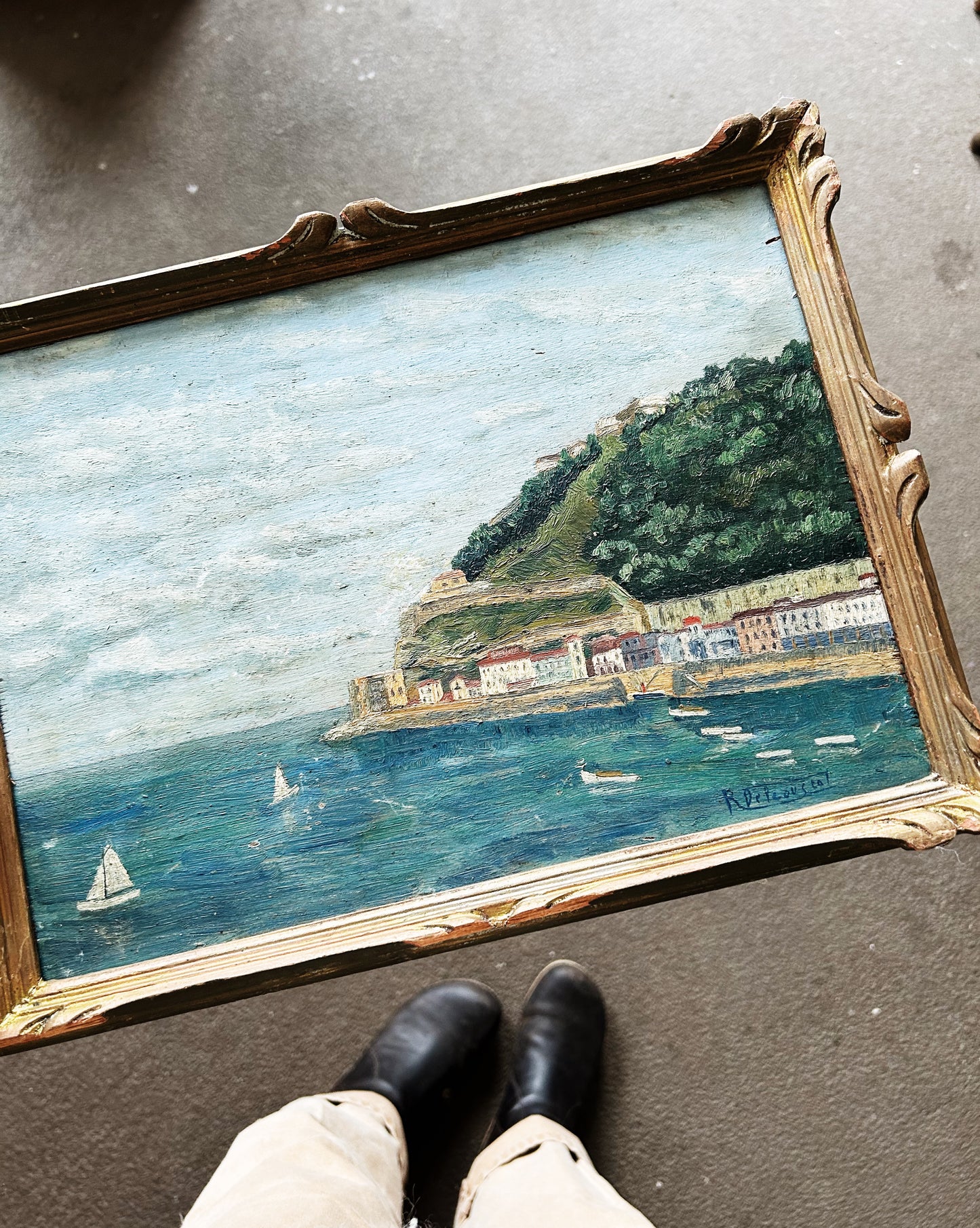 Antique Framed Oil Painting