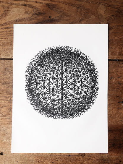 Vintage Czechoslovakian Wood Cut