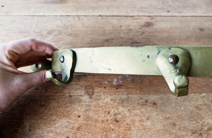 Aged Brass Pot Rack