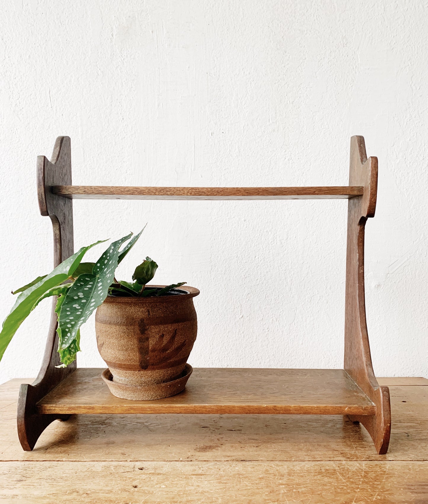 Vintage Wood Wall Shelf