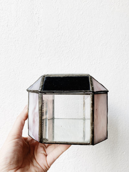 Vintage Stained / Leaded Glass Box
