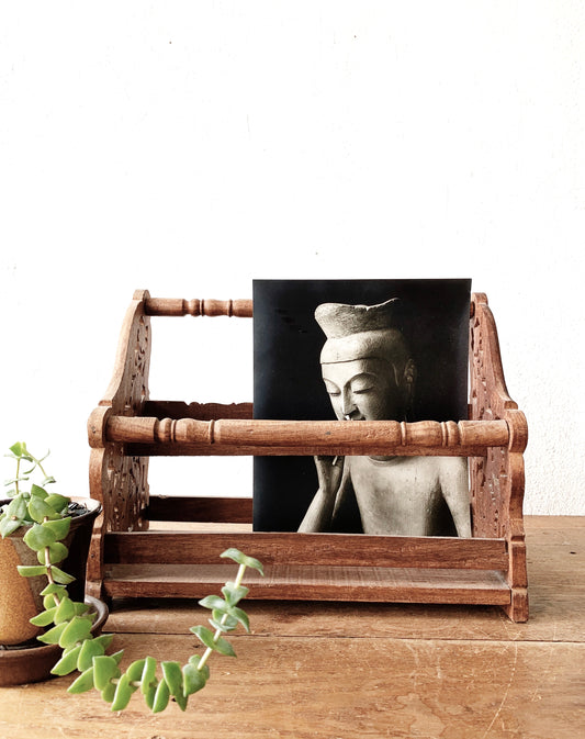 Vintage Wood Display Rack