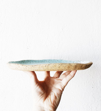 Handmade Freeform Ceramic Platter
