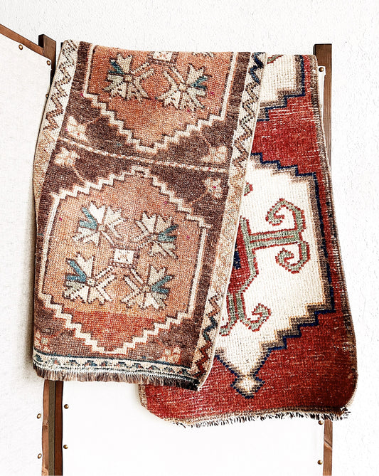 Vintage Turkish Mini Rug