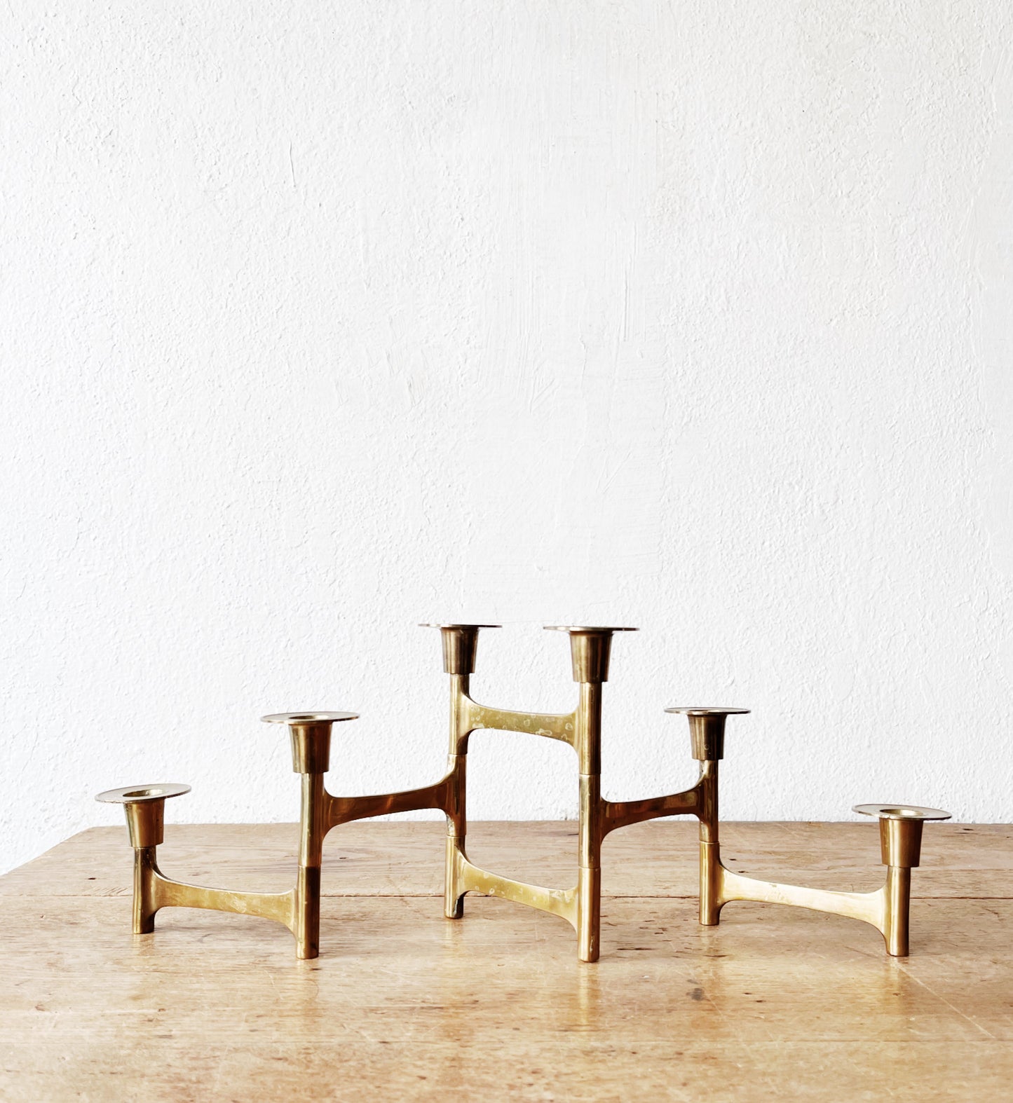 MCM Brass Candelabra