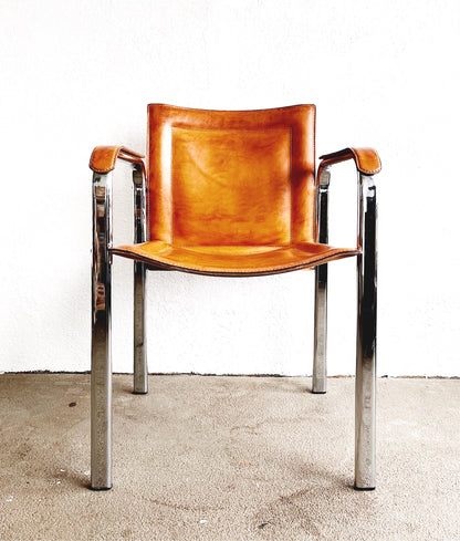 Arrben of Italy Postmodern Leather Chair