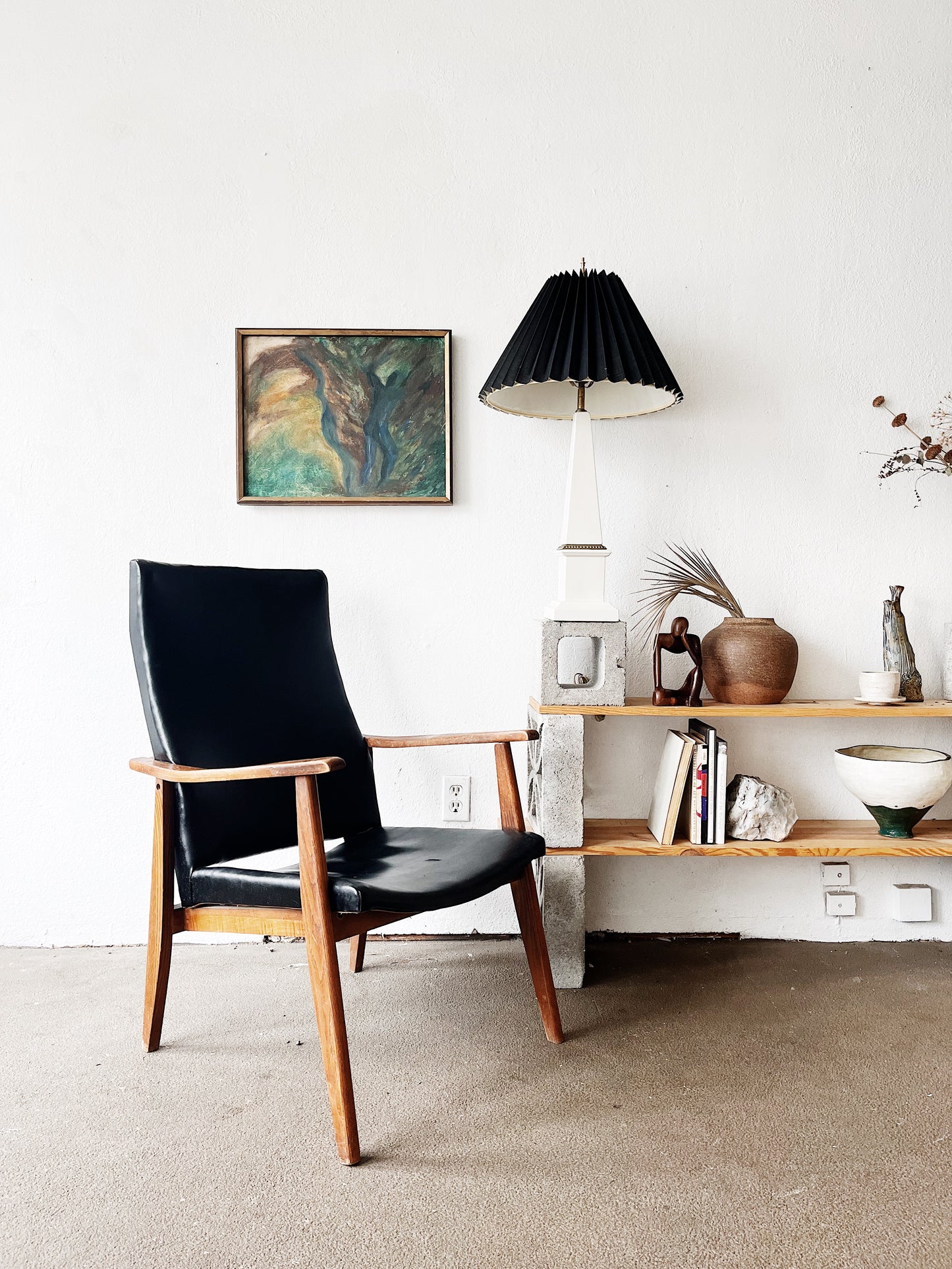 Original Vintage Abstract Painting