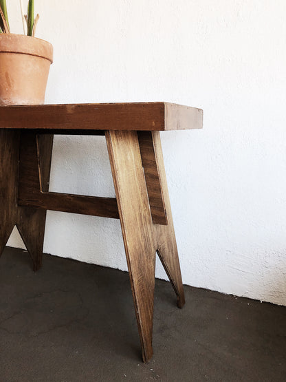 Vintage Handmade Trestle Table