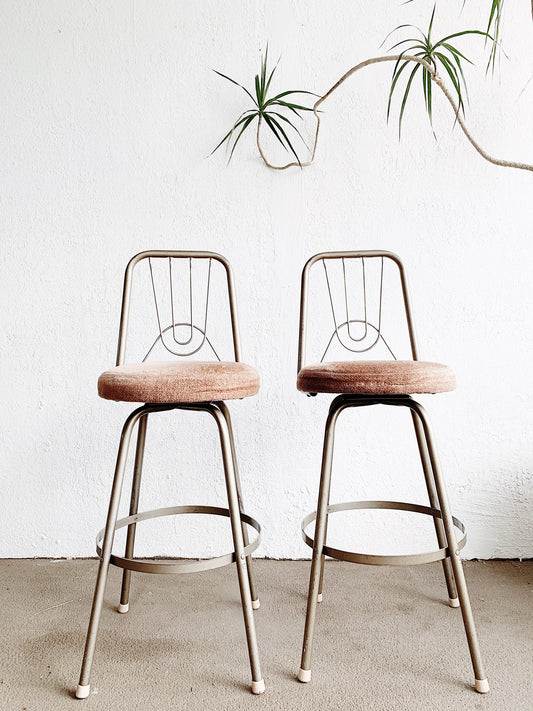Mid Century Swivel Stool