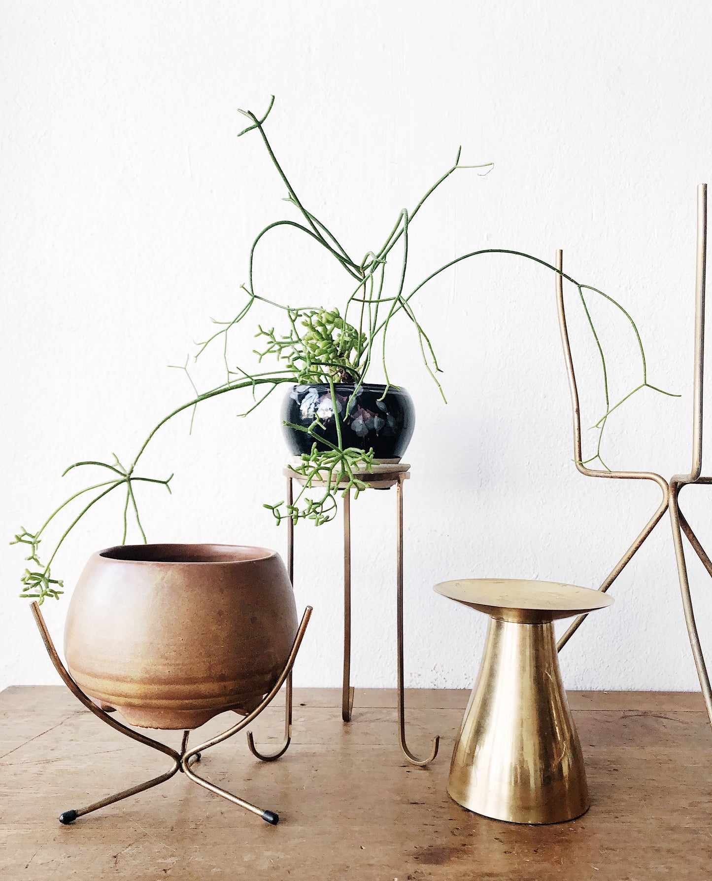 Vintage Mid Century Bullet Planter Stand