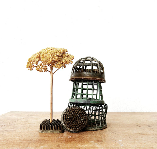 Antique Floral Frog Collection