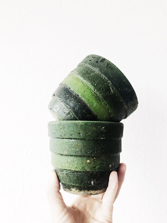 Pair of Vintage 1940s Pots