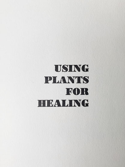 Using Plants for Healing Vintage Book