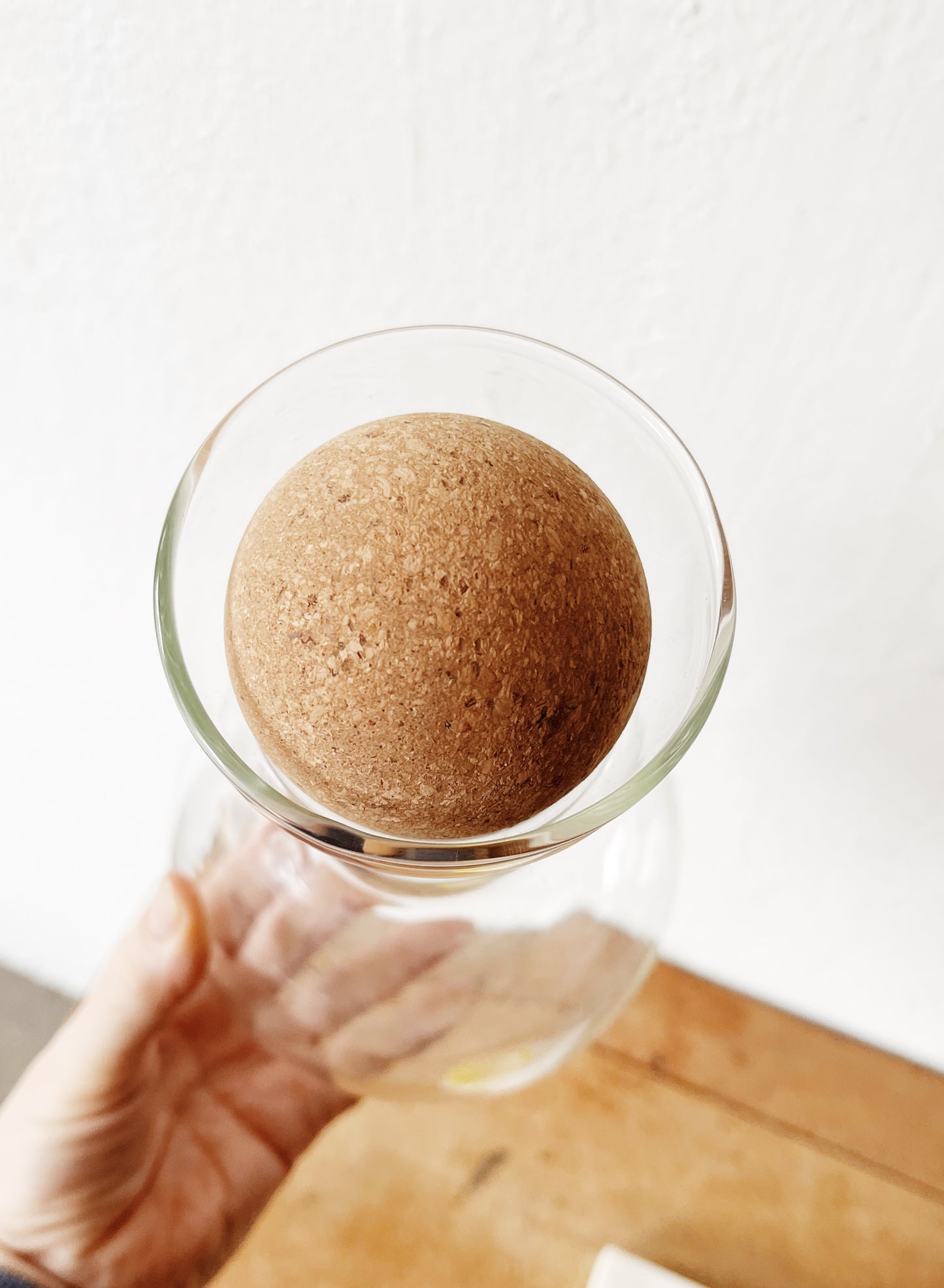 Vintage Blown Glass Decanter With Stopper