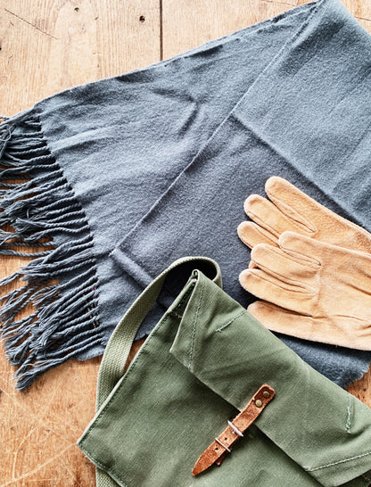 Grey Cashmere Scarf