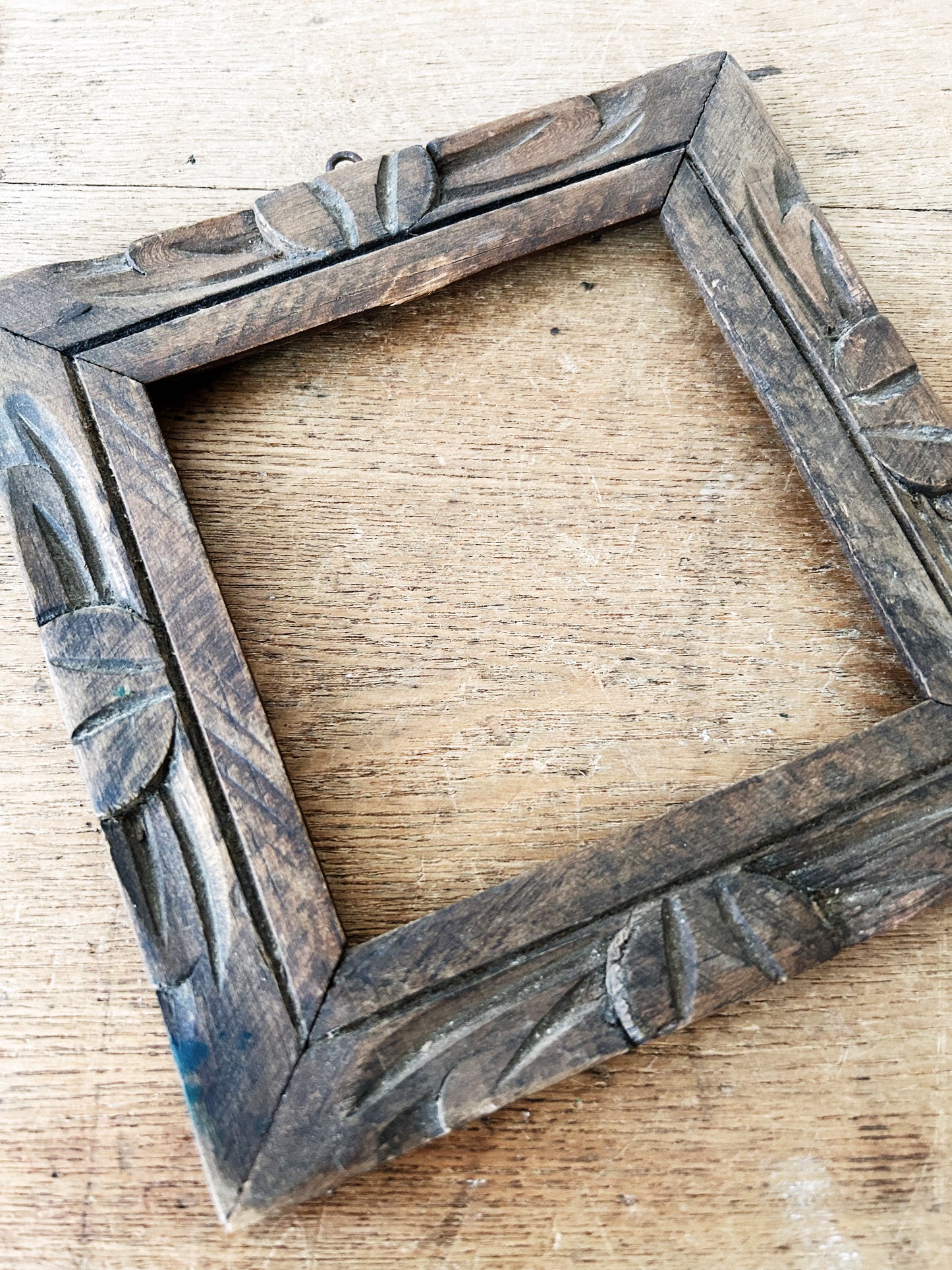 Vintage Carved Wood Frame