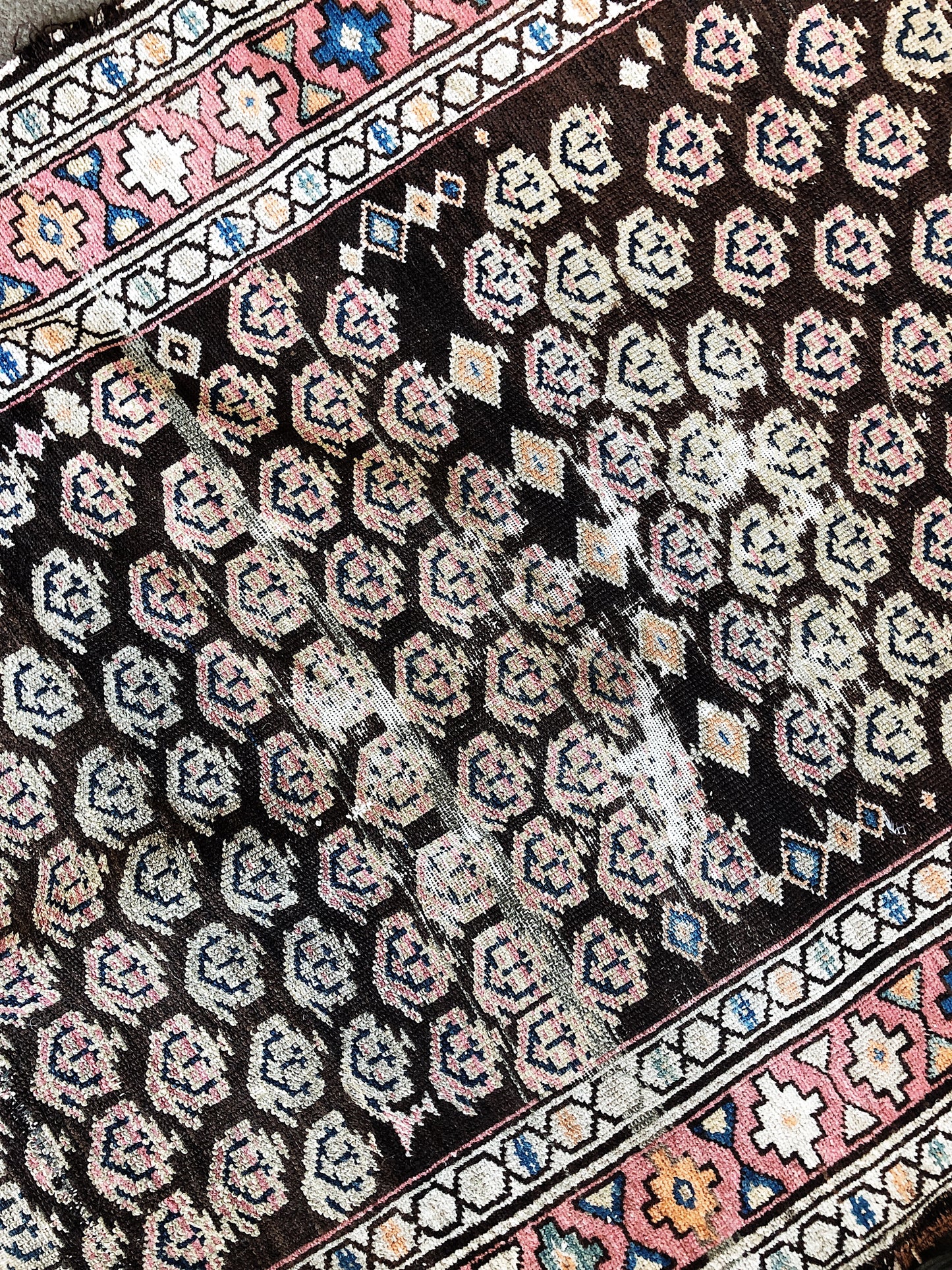 Vintage Kuba Caucasian Wool Runner