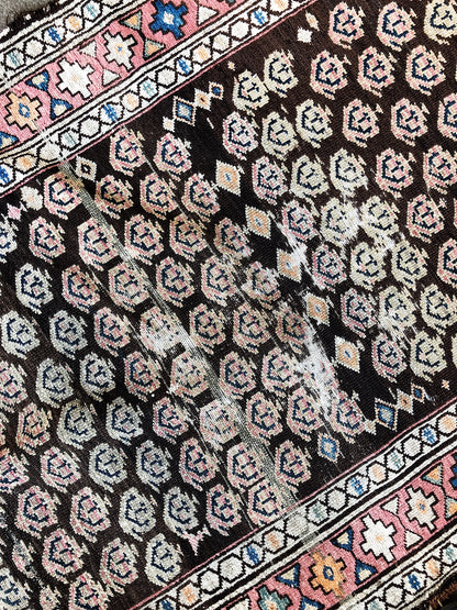 Vintage Kuba Caucasian Wool Runner