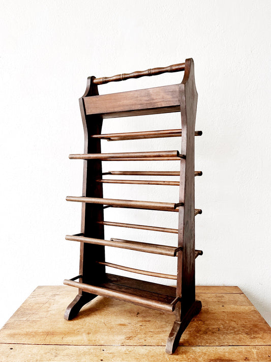 Vintage Spindle Magazine Rack