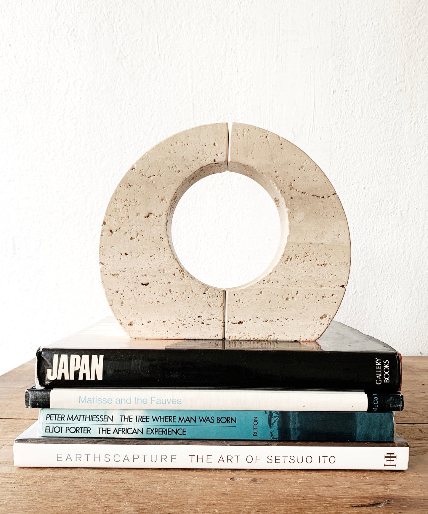 Vintage Stone Bookends