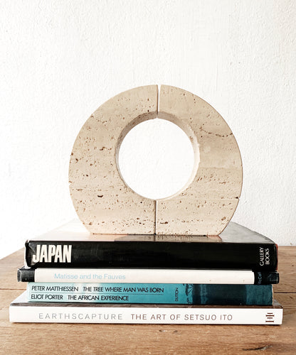 Vintage Stone Bookends