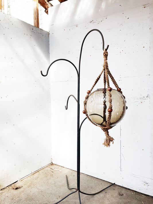 Giant Hand Forged Vintage Iron Hanger
