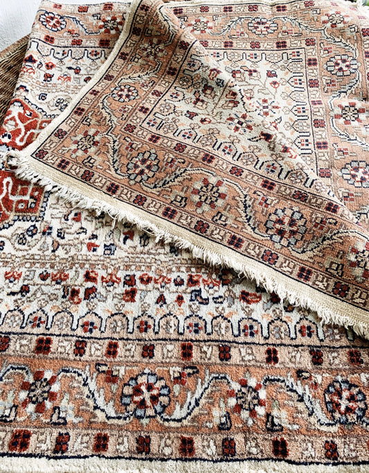 Vintage Wool Prayer Rug