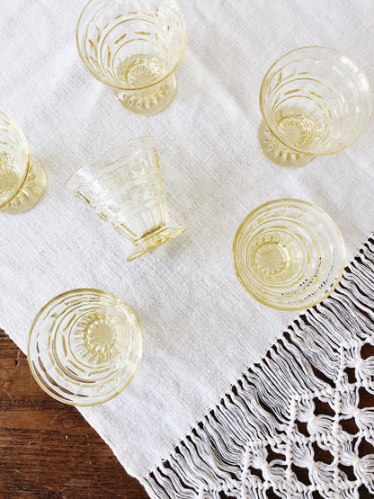 Vintage Pressed Glass Set