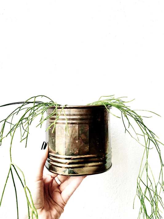 Vintage Brass Pot