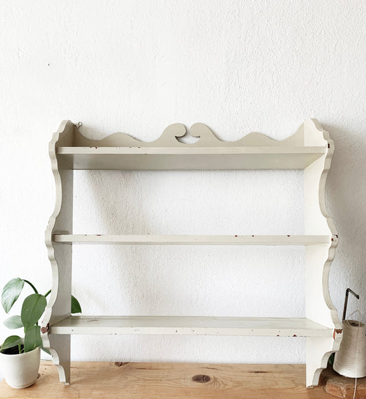 Large Vintage Wall Shelf
