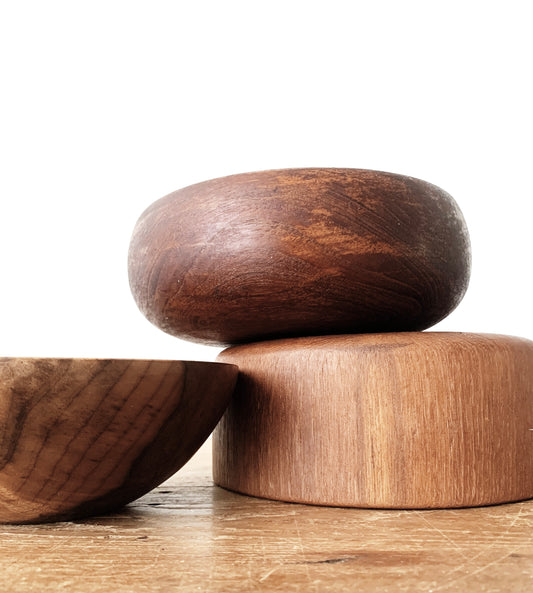 Vintage Wood Bowl