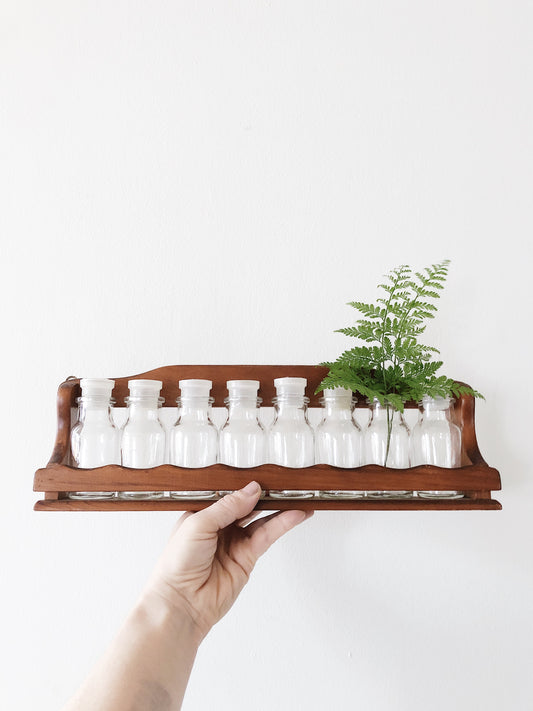 Vintage Apothecary Shelf