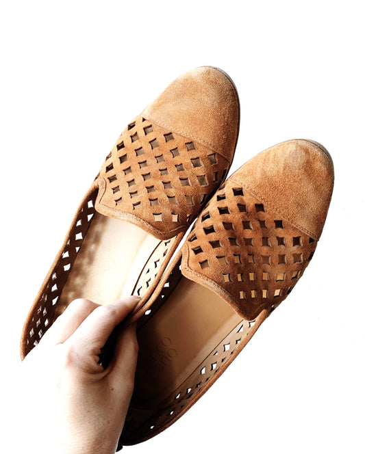 Franco Sarto Suede Flats