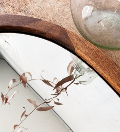 Antique Oval Beveled Mirror