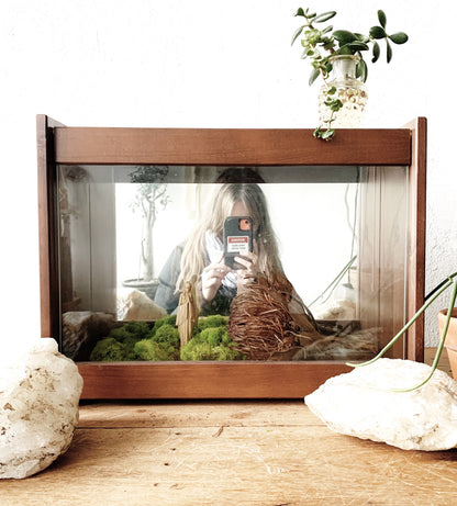 Vintage Mirrored Display Case