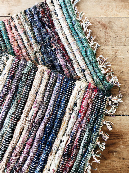 Pair Vintage Rag Mats