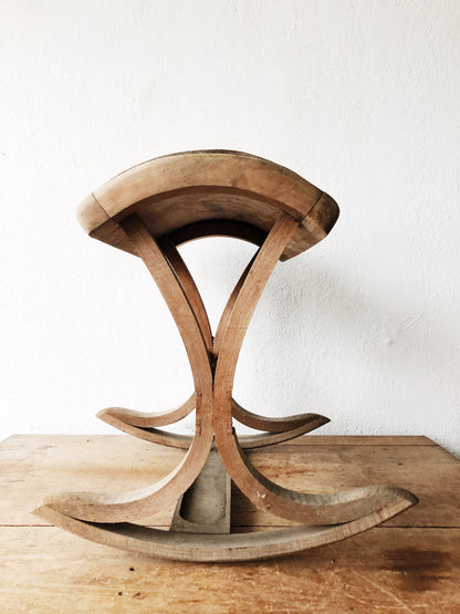 Primitive Rocking Stool