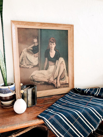 Vintage African Indigo Textile