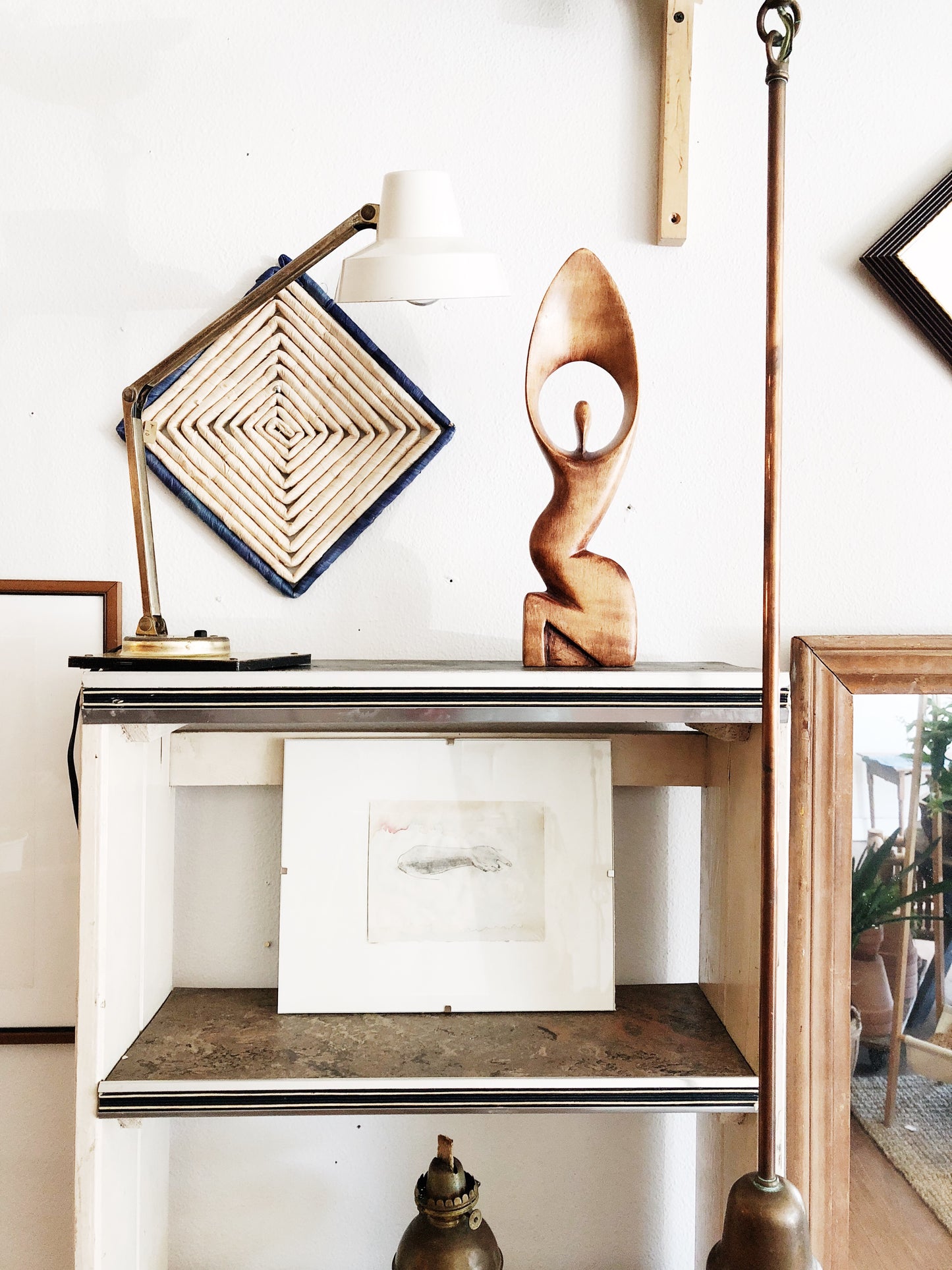 Vintage Wood Sculpture