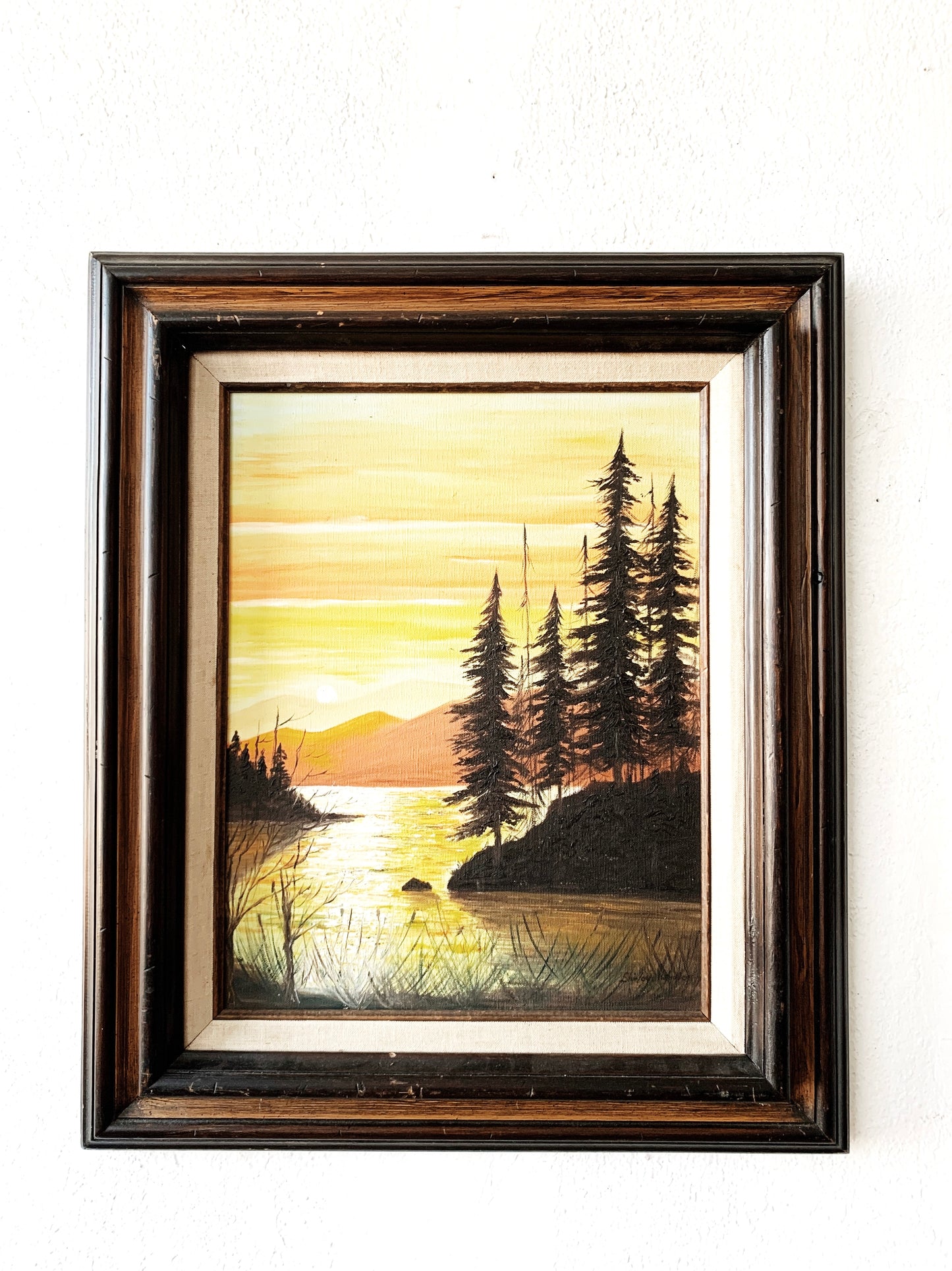 1970’s Framed Landscape Painting
